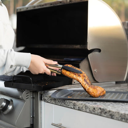 Outset Prep, Grill and Serve Set, Includes Marinating Tub, Non-Stick Grill Grid and Serving Tray