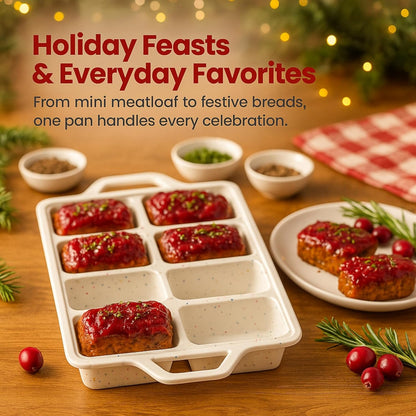 2-Pack Silicone Muffin Pan Set – Regular 12 Cup & Mini 24-Cup Silicone Muffin Pans for Baking – Nonstick Silicone Cupcake Pan with Metal-Reinforced Handles – BPA-Free, Dishwasher-Safe, Cream