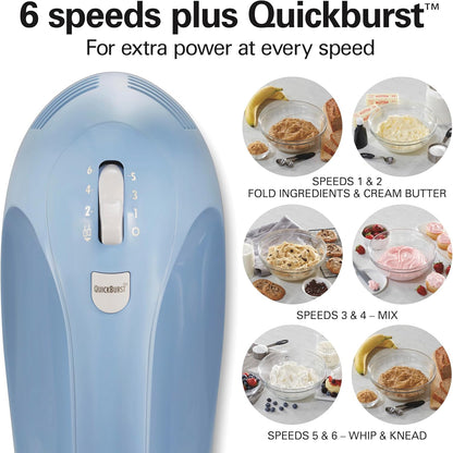 Hamilton Beach 6-Speed Electric Hand Mixer With Easy Clean Beaters