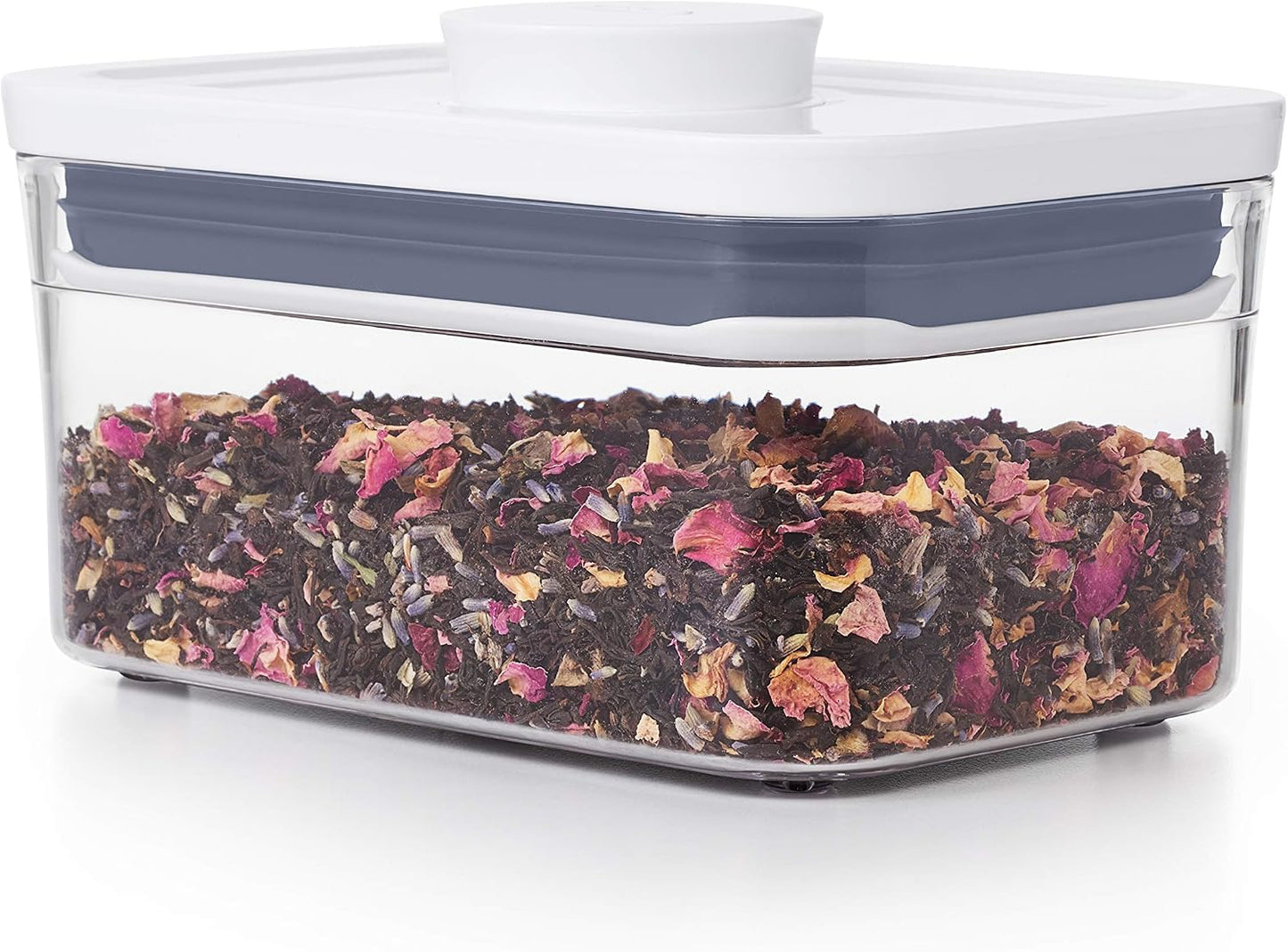 OXO Good Grips POP Container – Airtight 1.7 Qt for Coffee and More Food Storage, Rectangle, Clear