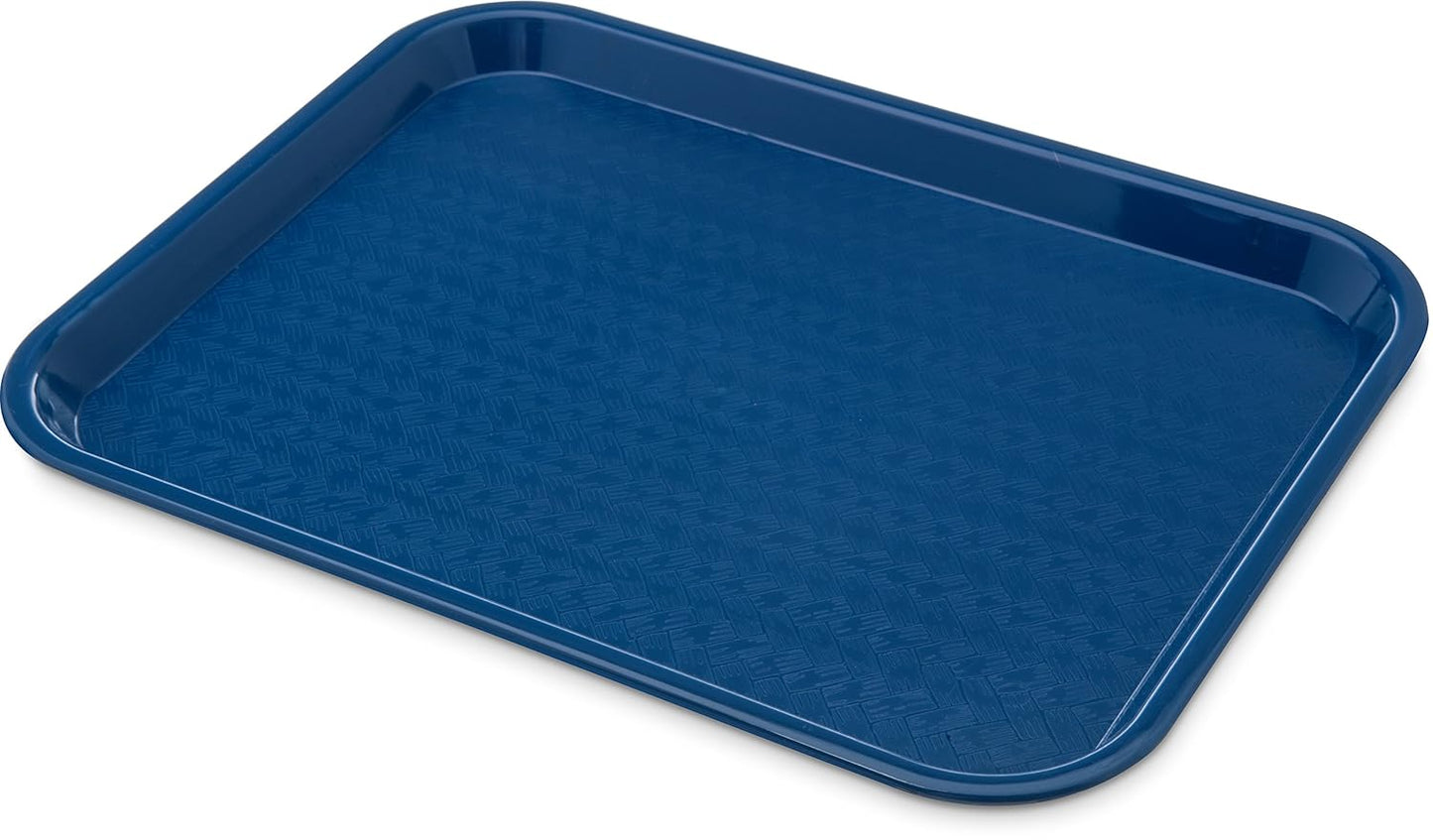 Carlisle FoodService Products CT101403 Cafe Standard Plastic Cafeteria/Fast Food Tray, NSF Certified, BPA Free, 14" Length x 10" Width, Black