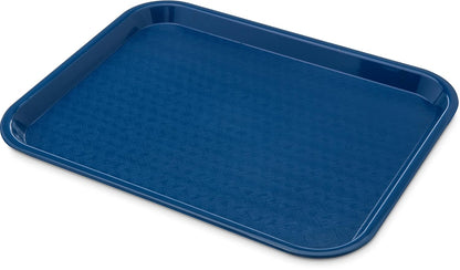 Carlisle FoodService Products CT101403 Cafe Standard Plastic Cafeteria/Fast Food Tray, NSF Certified, BPA Free, 14" Length x 10" Width, Black