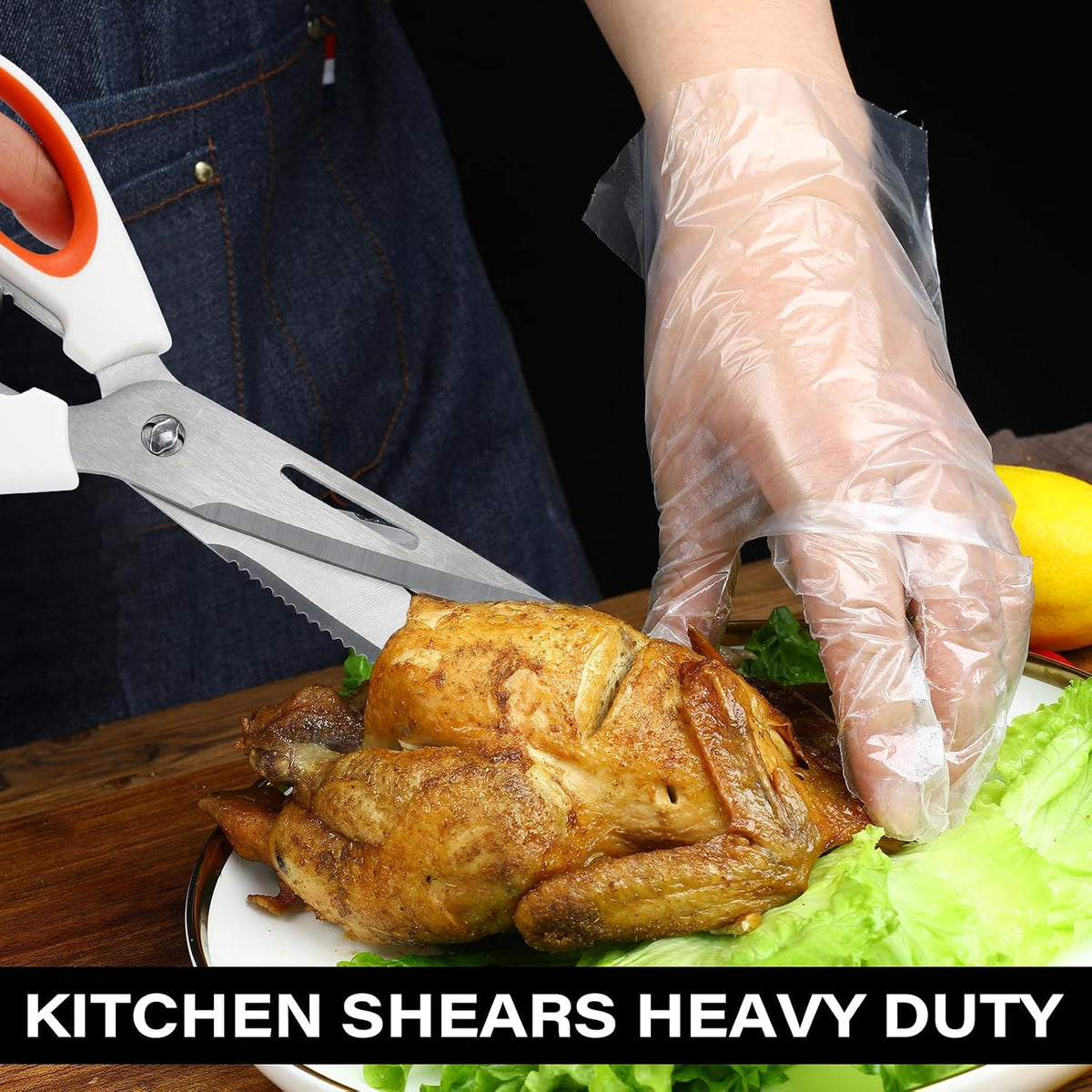 Kitchen Shears with Magnetic Holder Heavy Duty Magnetic Scissors for Fridge