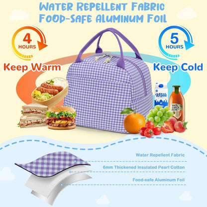 CAMTOP kids lunch bag Cute Insulated lunch box for Boys & Girls Leakproof loncheras for school