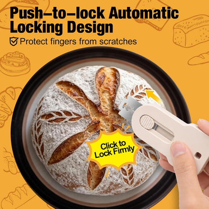Extractable Bread Lame Sourdough Scoring Tool, 2PCS Bread Scorer & 10 Blade