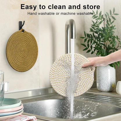 7" Trivets for Hot Dishes, 6 Pack Trivets for Hot Pots and Pans