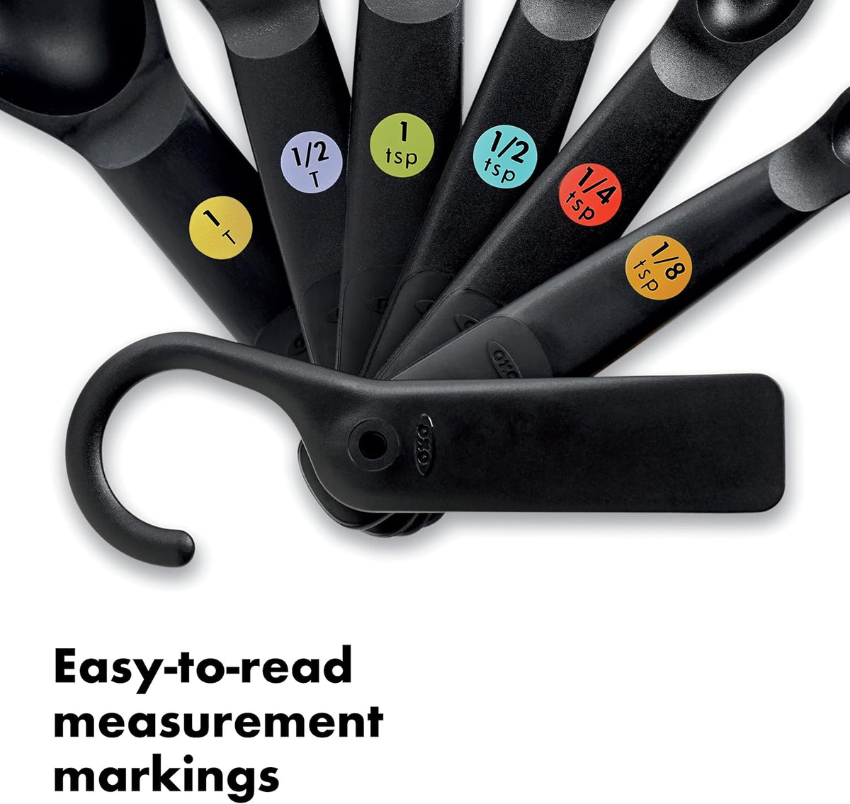 OXO Good Grips 7-Piece Plastic Measuring Spoons