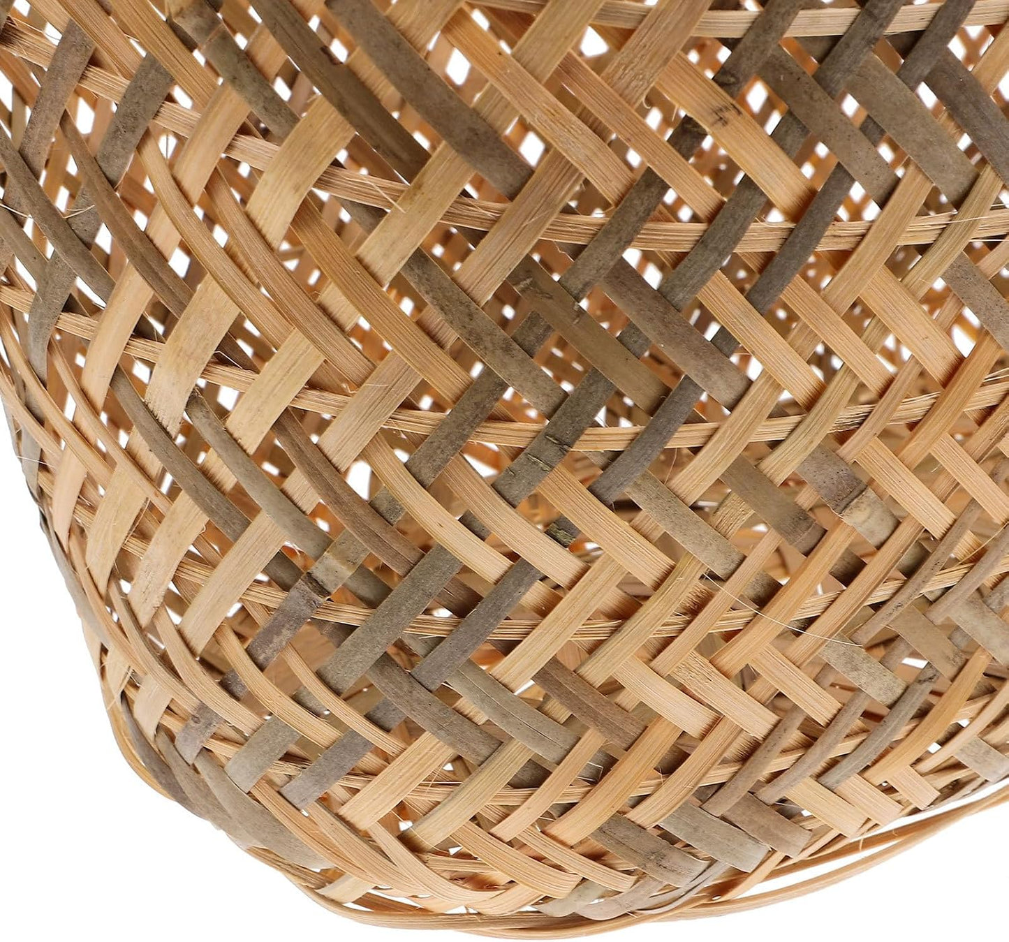Homoyoyo Hand-woven Basket Wear-resistant and Multi-functional Storage Container with Handmade Handle for Fruits and Vegetables, for Home Decor and Kitchen Organization