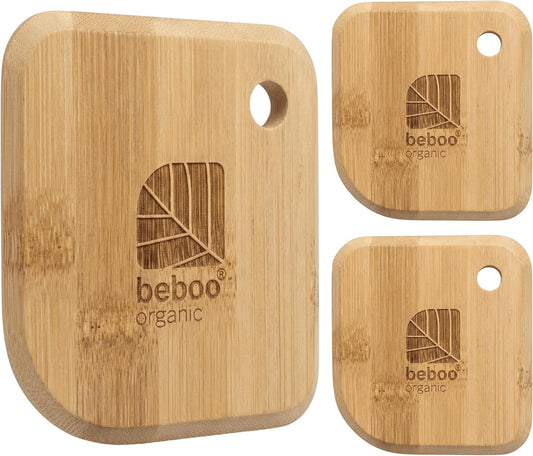Bamboo Pot and Pan Scraper Set (3 Pcs) – Non-Scratch Cast Iron Cleaner & Dish Scraping Tool