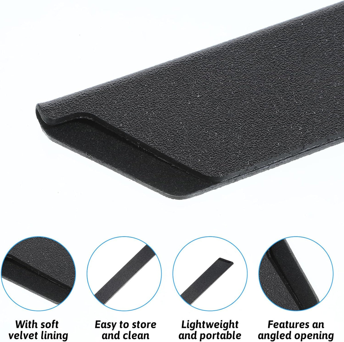 Knife Guard 12.6"x1.5", Universal Knife Covers or Sleeves ABS Knifves Edge Guard Blade Protector Waterproof Abrasion Knifes Sheaths Knifes Covers for Home Kitchen for 12'' Paring Fruit Knives