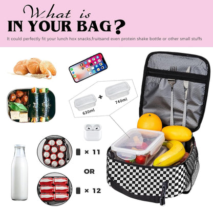 Boys Lunch Box for School Insulated Football Lunch Bag for Kid Boys Girls Teen Bento Boxes to School Office Picnic Travel Hiking Lunchbag Waterproof Leakproof with Adjustable Shoulder Strap