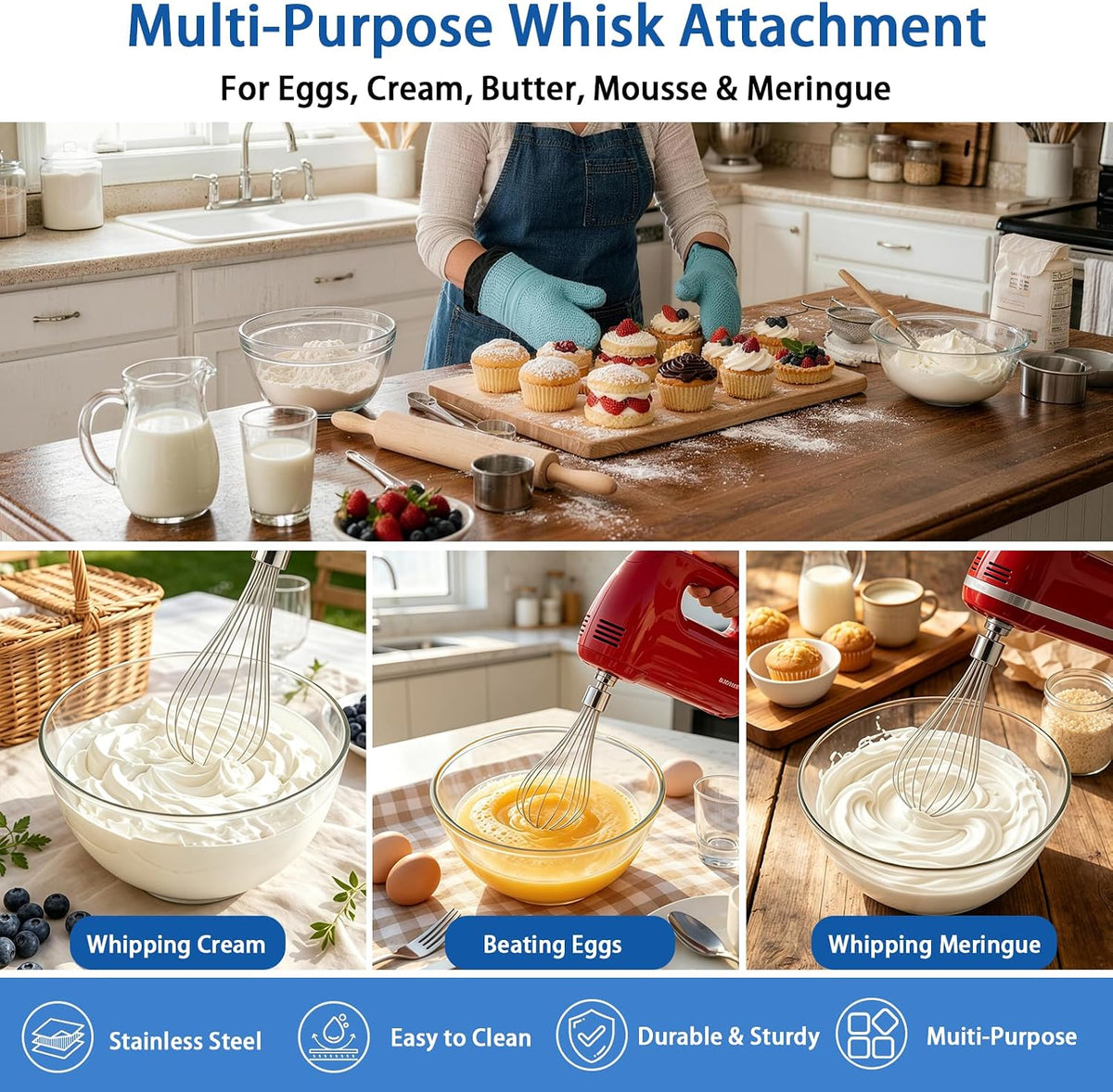 Hand Mixer Beater Attachments for KitchenAid