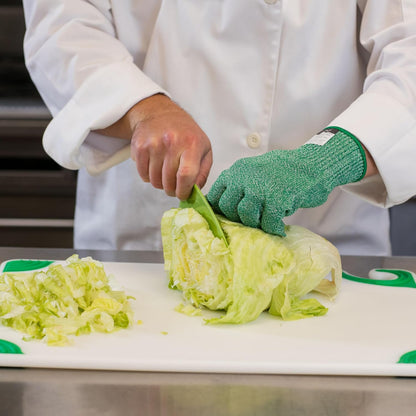 San Jamar Lettuce Knife,Green,12" L,Plastic,4" W LK200W - 1 Each