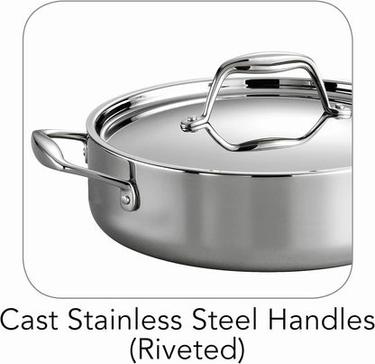 Tramontina Signature Stainless Steel Pasta Strainer Insert for Pot