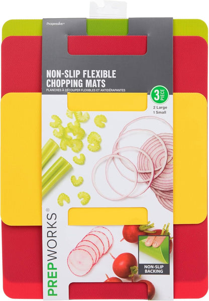 PREPWORKS Kitchen Tool Chopping Mat, 3 Count, Multi