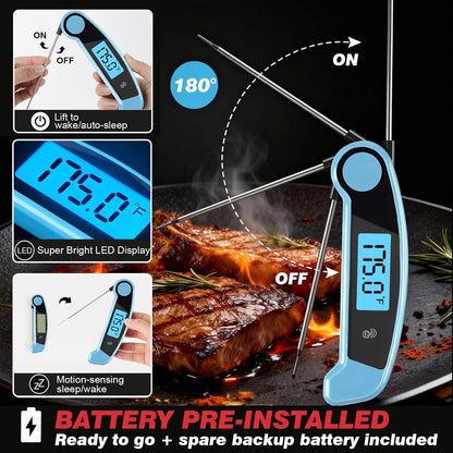 Oven Thermometer 2.75-Inch Dual Scale, 50-300°C/100-600°F, NSF 2‑Pack
