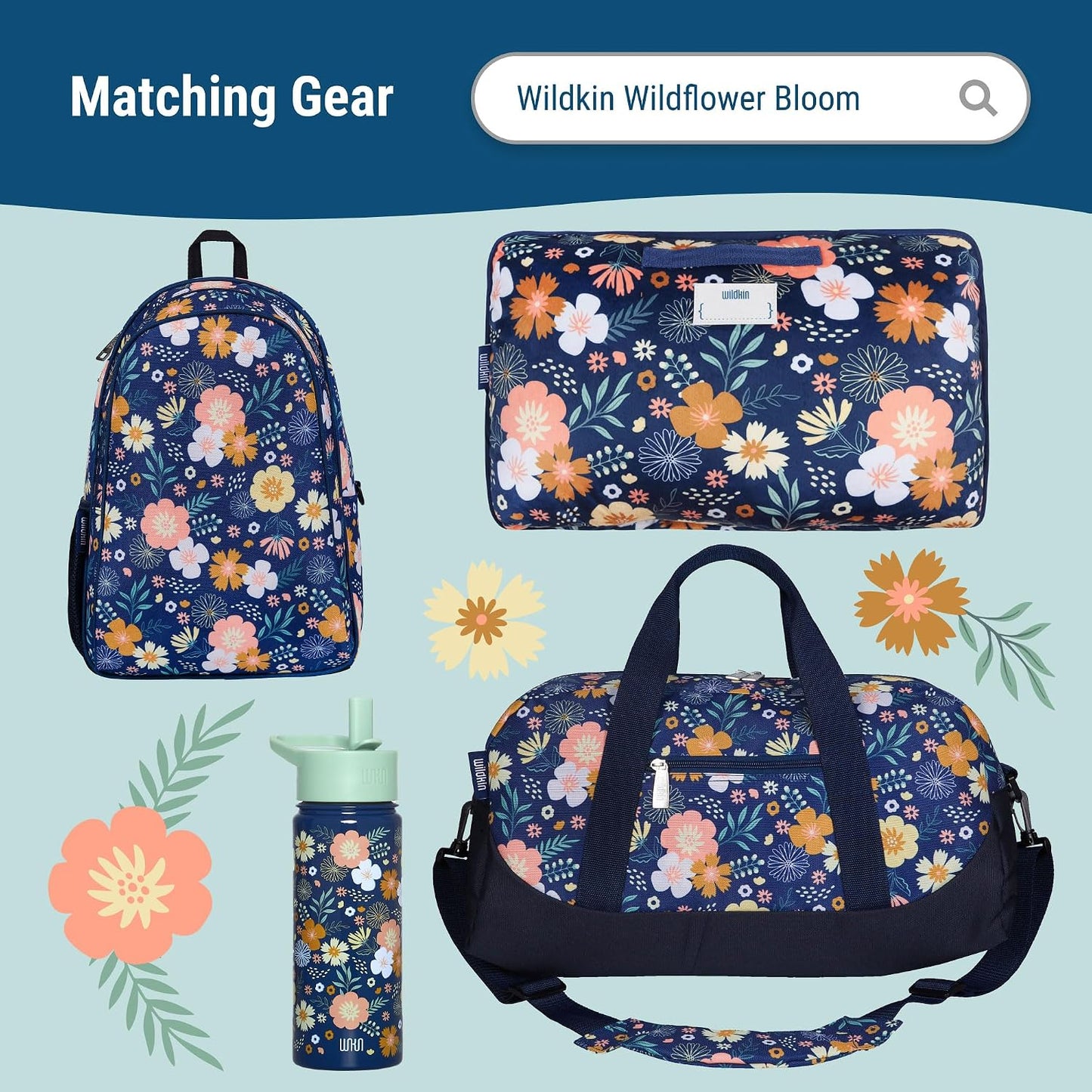 Wildkin Kids Two Compartment Insulated Lunch Bag – Keeps Food Hot or Cold, Easy-Clean Lining, Leak-Resistant & BPA-Free – Boys & Girls, Ideal for School, Travel & Daycare – Jurassic Dinosaurs