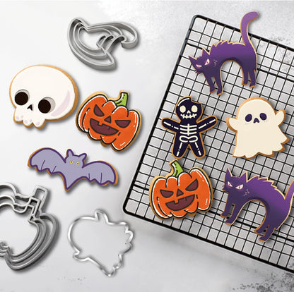 Fall Thanksgiving Cookie Cutters - 7PCS Stainless Steel Biscuit Molds