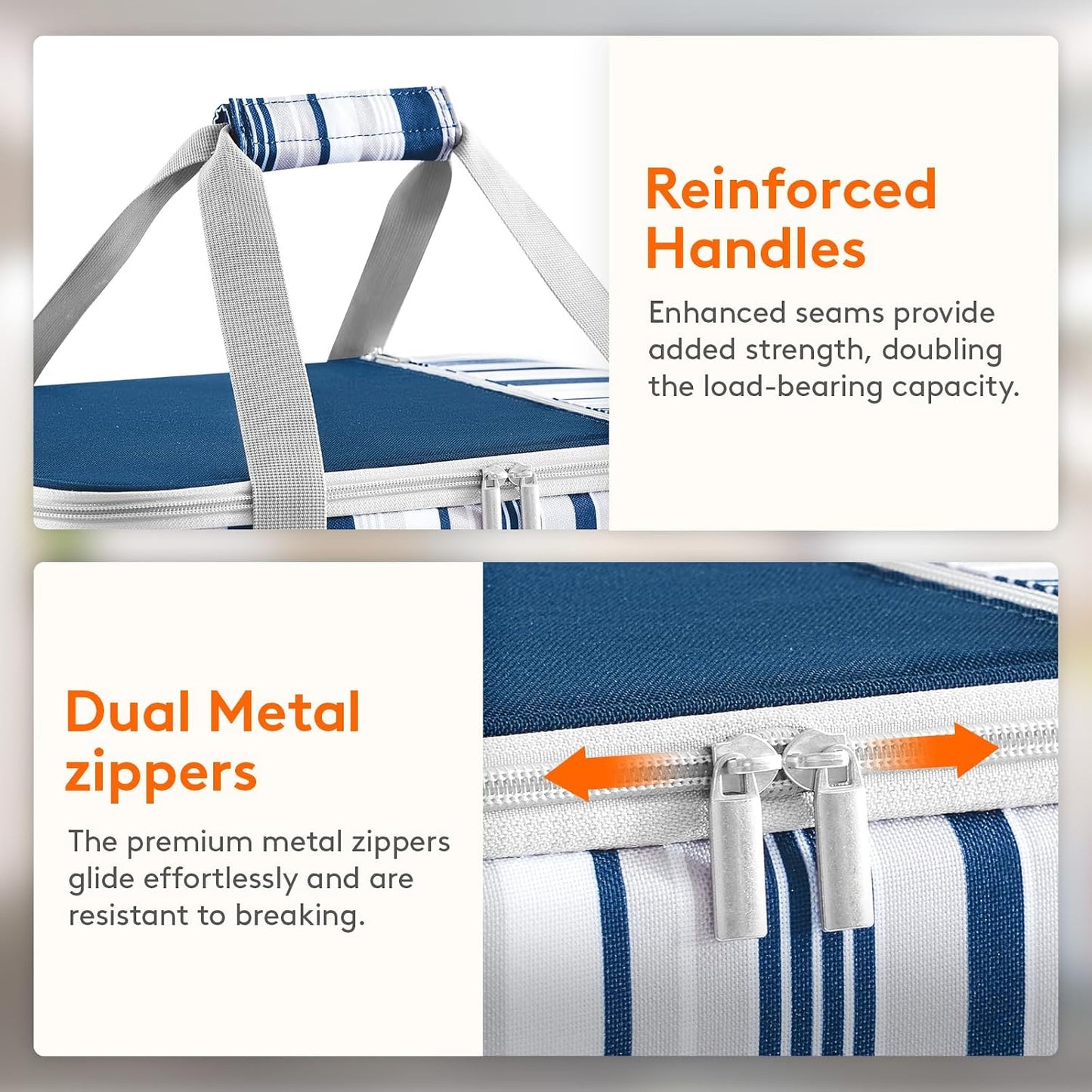 Lifewit Insulated Double Decker Casserole Carrier for Hot or Cold Food, Casserole Dish Carrying Case, Lasagna Holder for Potluck Parties, Picnic and Cookouts, Fits 9"x13" Baking Dish, Grey