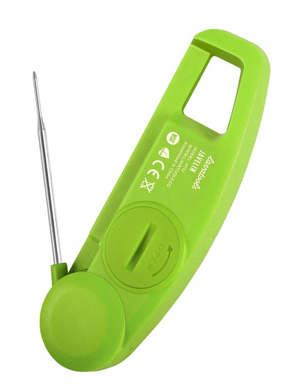 Lavatools Javelin® Ultra-Fast 3-Second Digital Instant Read Meat Thermometer for Grill and Cooking, 2.75" Probe, Compact Foldable Design, Large Display, IP65 Water Resistant, NSF Certified – Sesame