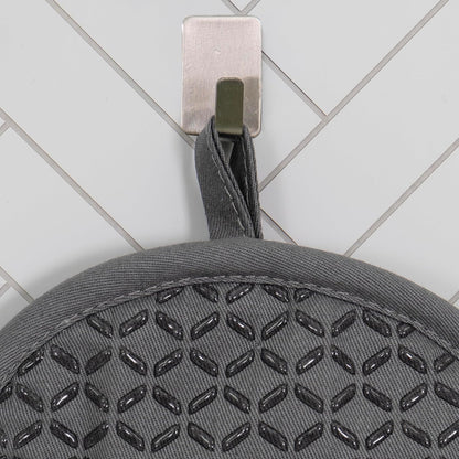 All-Clad Premium Pot Holder: Heat Resistant up to 500 Degrees - 100% Cotton, 10"x8" Hot Pad for Kitchen and Barbecue, 2-Pack, Indigo