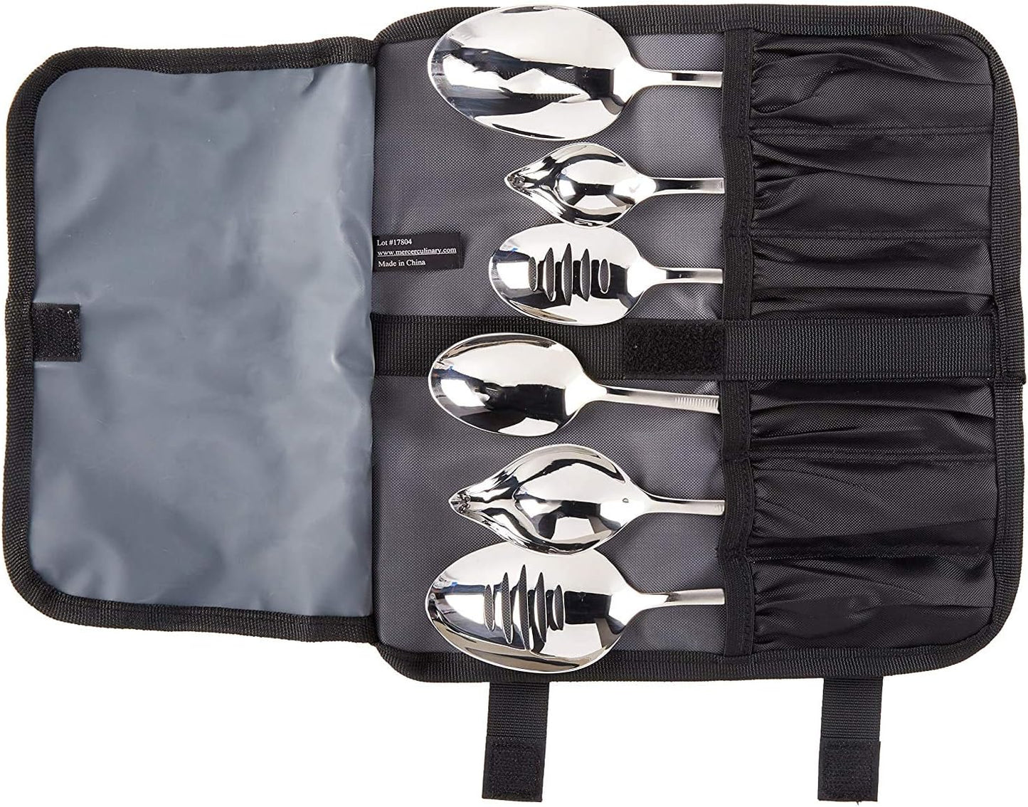 Mercer Culinary 8 Piece Plating Set, Matte Black