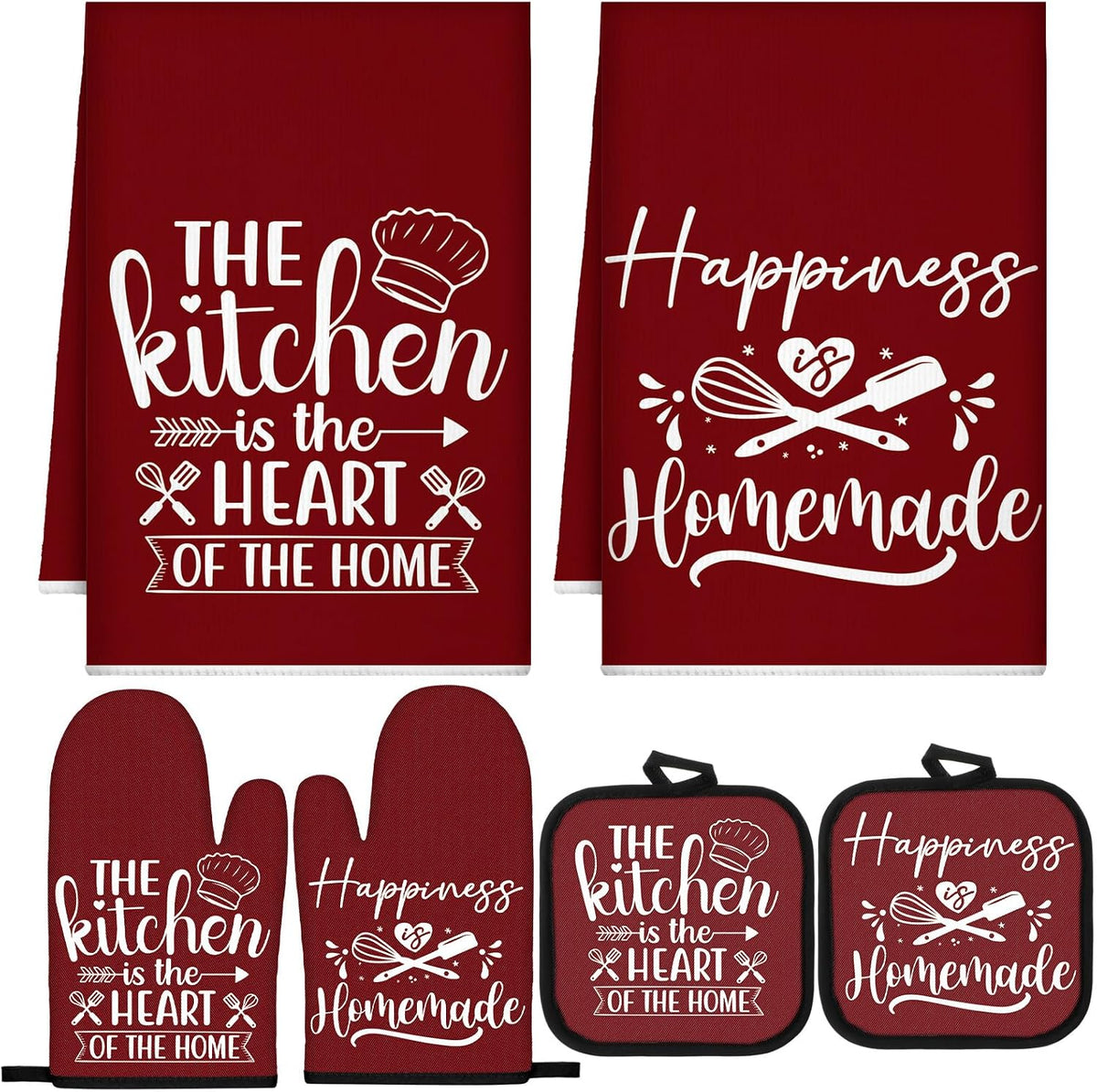 Sratte 6 Pcs Farmhouse Kitchen Decor Accessories Set