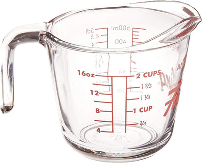 Anchor Hocking 2 Piece Glass Measuring Cup Set