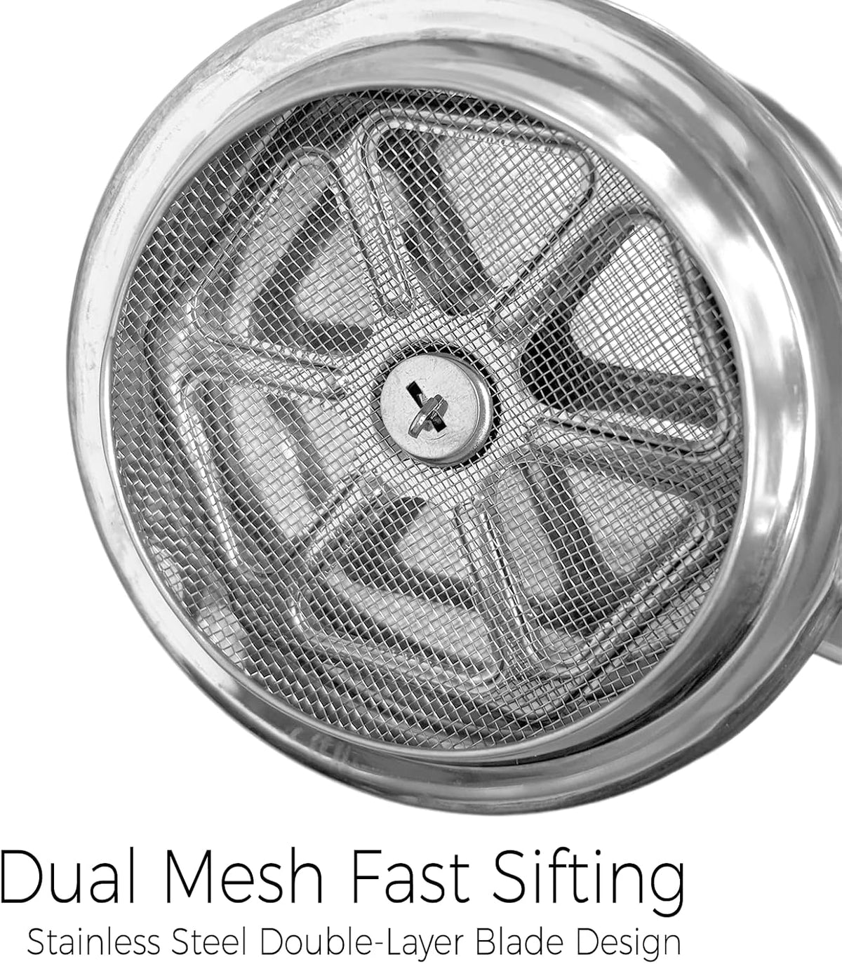 Flour Sifter,4 Cups Sifter for Baking,Powdered Sugar Shaker Duster