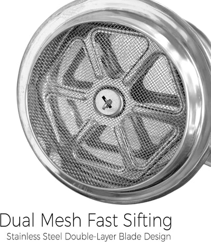 Flour Sifter,4 Cups Sifter for Baking,Powdered Sugar Shaker Duster