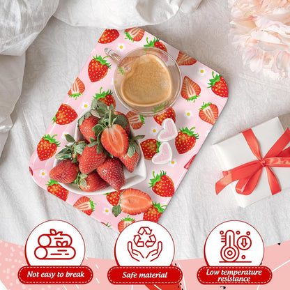 JarThenaAMCS 3Pcs Graduation Serving Trays 13 x 10 Inch Bachelor' s Hat Diploma Glitter Reusable Melamine Platter Congrats 2026 Grad Serving Dishes for Graduate Party Sharing Snacks Fruit Dessert