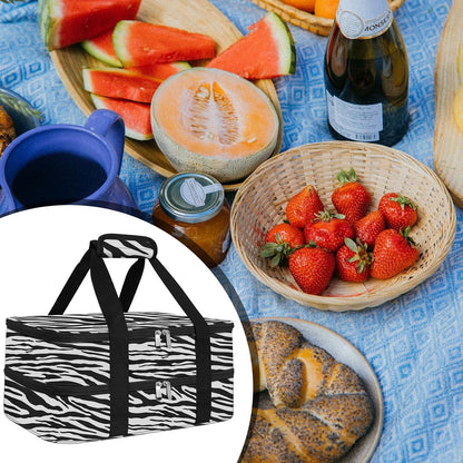 esouler Insulated Casserole Carrier - Casserole Carriers for Hot or Cold Food - Lasagna Lugger Dish Carrier, Thermal Lunch Bag for Potluck Parties, Picnic, Travel, Fits 9" x 13" Baking Dish, Grey
