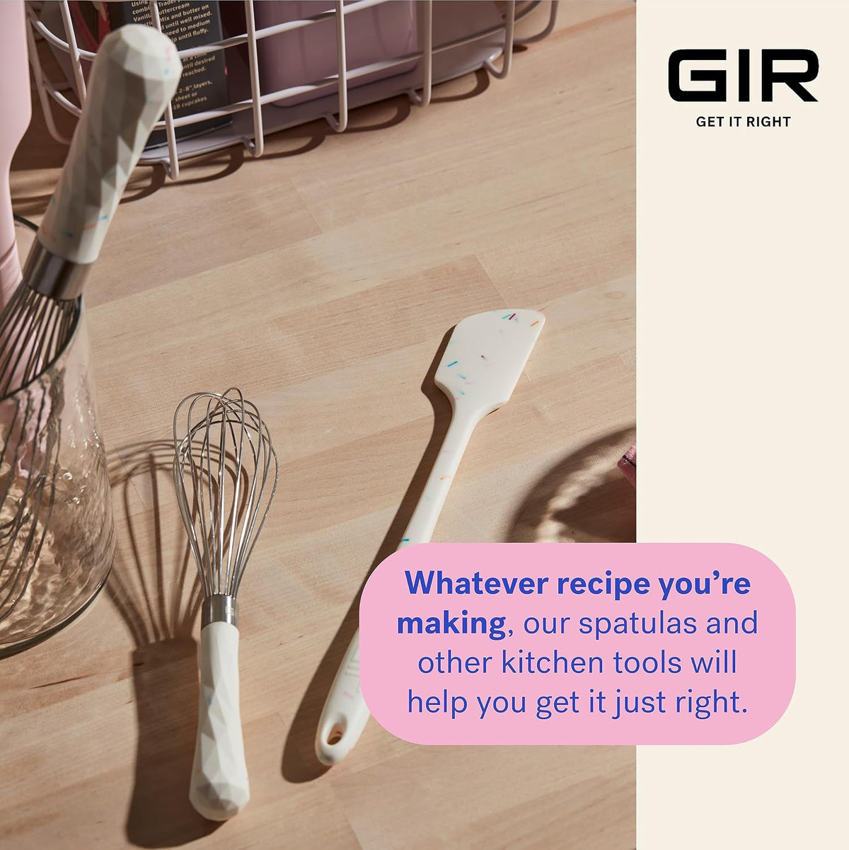 GIR Premium Silicone Kitchen Spatula – Ultimate, 11IN, Sprinkles