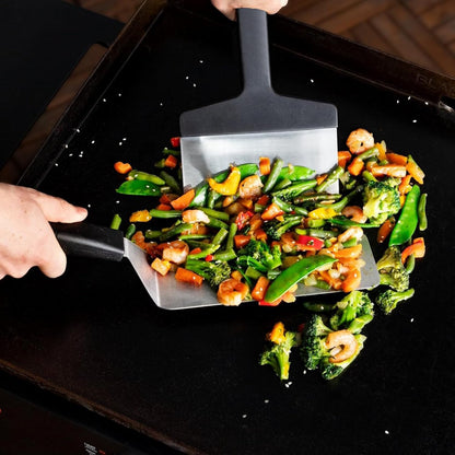 Outset Griddle Scraper and Cleaner, Stainless Steel Griddle Cleaner