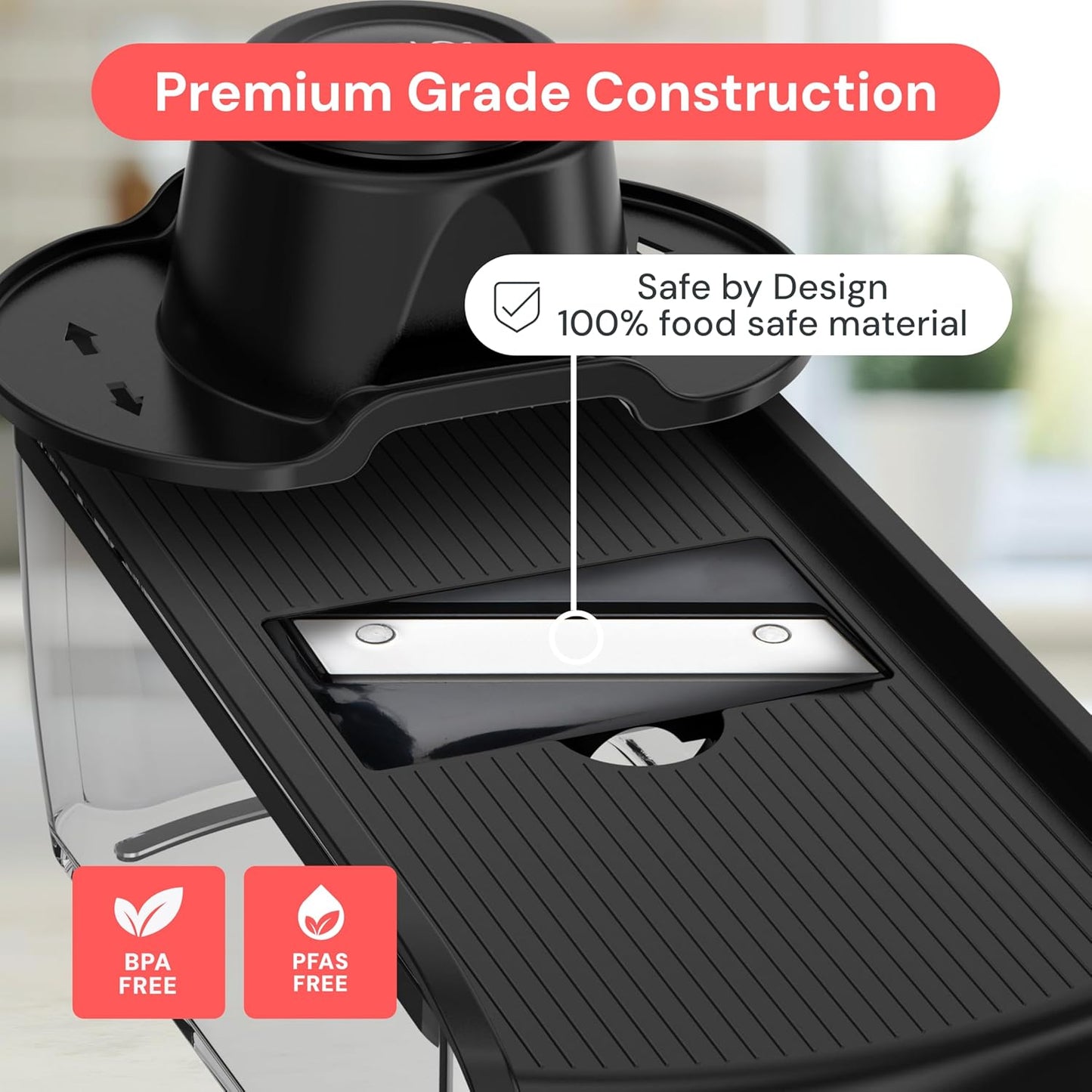 Fullstar Mandoline Slicer for Kitchen, Fruit Cutter, Cheese Grater, Cucumber Slicer, Veggie Spiralizer, Food Cutter & Kitchen Gadgets & Gifts with Safety Glove (11 in 1, White)