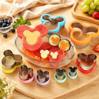 laxizar 10 Pcs Round Cookie Cutters Set Stainless Steel Biscuit Cutter