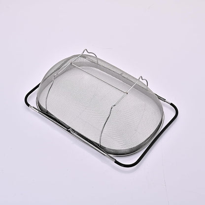 6-Quart Stainless Steel Collapsible Fine Mesh Kitchen Colander