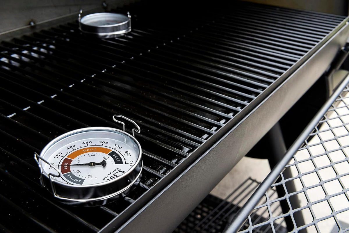 Oklahoma Joe’s Surface Temperature Gauges – 2‑Pack Grill & Smoker Thermometers