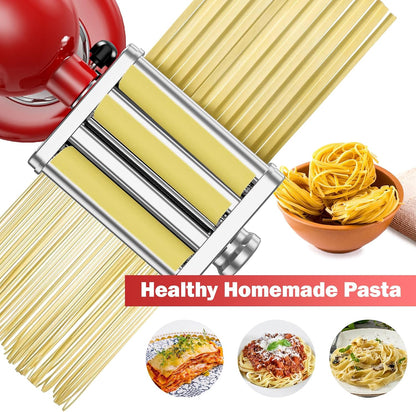 GVODE 3-in-1 Pasta Maker Attachment for KitchenAid Stand Mixers