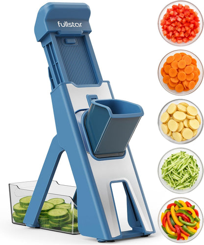 Fullstar Safer Mandoline Slicer for Kitchen Adjustable Veggie & Food Slicer
