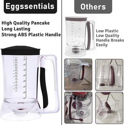 Eggssentials Pancake Batter Dispenser with Squeeze Handle Pancake Dispenser
