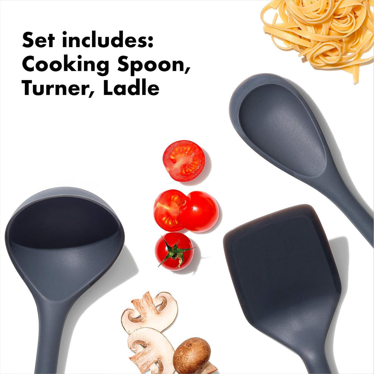 OXO Good Grips Silicone Everyday Ladle - Peppercorn