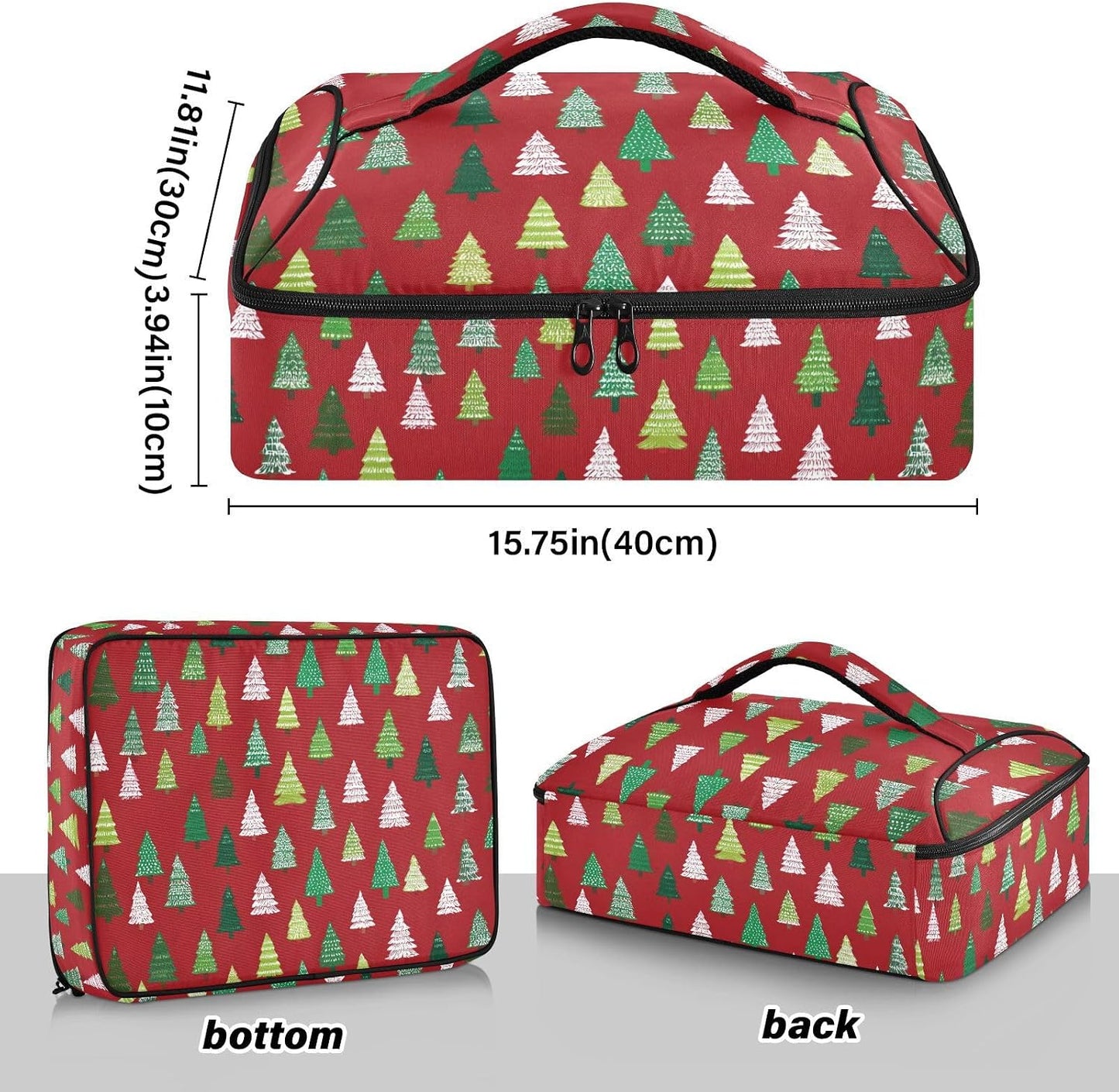 Casserole Carriers for Hot or Cold Food Reusable Casserole Dish Carrier Insulated Thermal Large Capacity Durable Perfect for Party Camping Family Gatherings Yellow Fish - Colors A