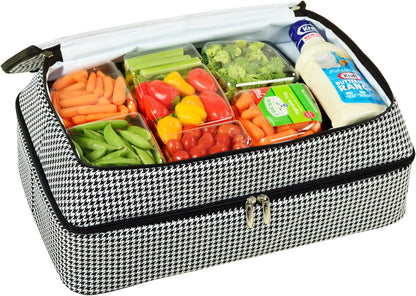 Picnic at Ascot Original Insulated Double Layer Thermal Food and Casserole Carrier- keeps Food Hot or Cold- Designed & Quality Approved in the USA
