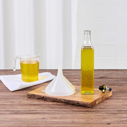 Restaurantware 8 oz White Plastic Funnel