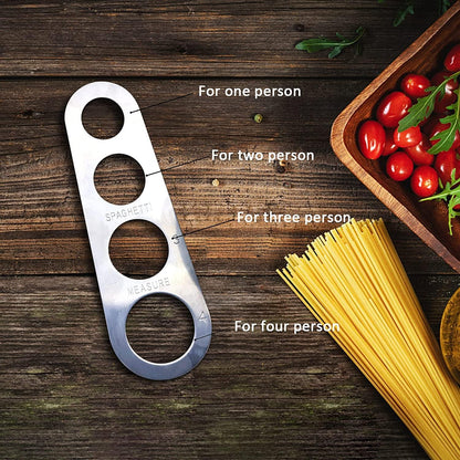 2-Packs Spaghetti Pasta Measurer Measure Tool, Stainless Steel Measurer for Pasta and Noodles. (PS-M2)