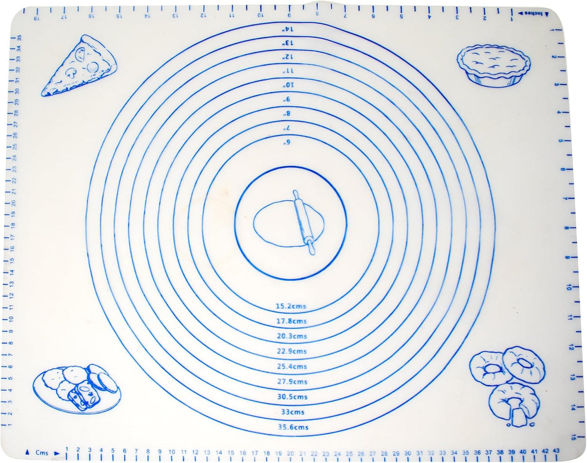 Norpro Silicone Pastry Mat with Measures, One Size