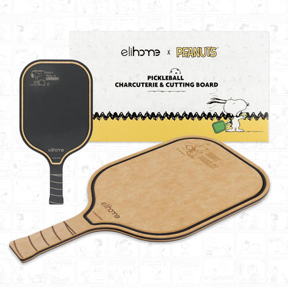 Elihome X Peanuts Kitchen Cutting Board Set, Non Slip Feet, Double Sided Color Coded with Food Icon, Natural Wood Fiber, Dishwasher Safe, Eco-Friendly, Juice Grooves,Non Porous, BPA Free, 2 Pack