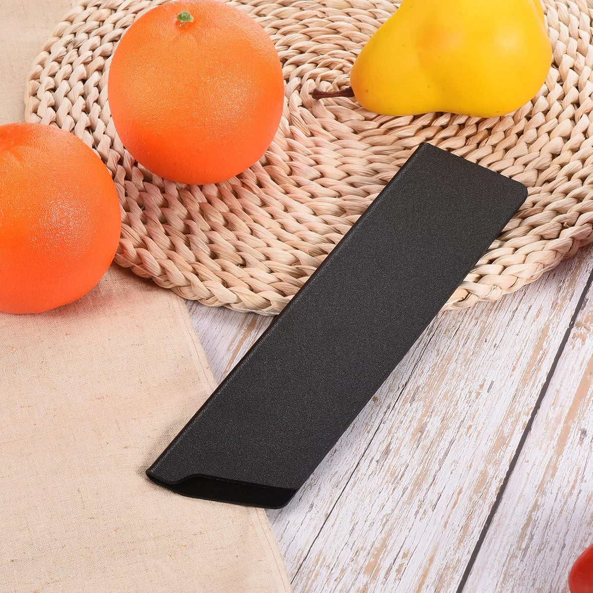 PATIKIL ABS Knife Cover Sleeves for 8" Chef Knife, Knives Edge Guard Blade Protector Universal Knife Sheath for Home Kitchen, Black