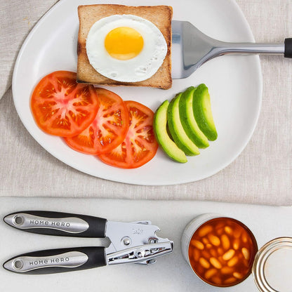 Home Hero Silicone Kitchen Utensils Set - Heat Resistant Non-Scratch Cooking Utensils - Ergonomic Silicone Spatula Set - Dishwasher Safe Kitchen Tools - 26 Piece, Stone